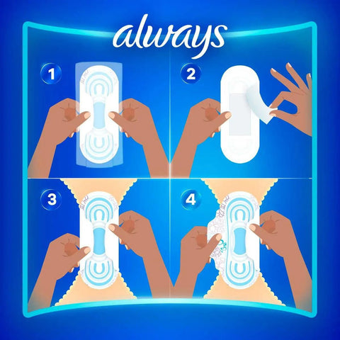 Absorvente Always Com Abas - Cobertura Suave - 32 Unidades - Tamanho M