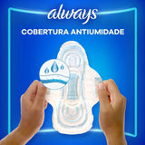 Absorvente Always  Com Abas - Cobertura Suave - 32 Unidades - Tamanho P