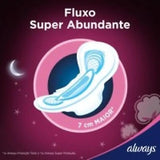 Absorvente Always Noites Tranquilas  Com Abas - Cobertura Suave - 8 Unidades - Tamanho G
