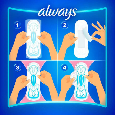Absorvente Always Noites Tranquilas Com Abas - Cobertura Suave - 8 Unidades - Tamanho XG