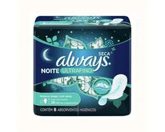 Absorvente Always Noites Tranquilas  Ultrafino - Cobertura Seca - 8 Unidades