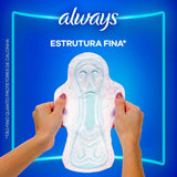 Absorvente Always Noturno  Com Abas - Cobertura Suave - 32 Unidades - Tamanho G