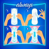 Absorvente Always Noturno  Com Abas - Cobertura Suave - 32 Unidades - Tamanho G