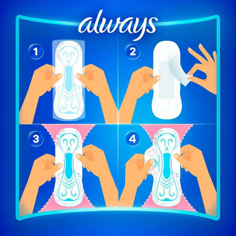 Absorvente Always Noturno Com Abas - Cobertura Suave - 32 Unidades - Tamanho G