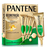 Ampola Para Tratamento Capilar Pantene Pro-V Restauração 3 Unidades Com 15Ml Cada