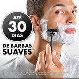 Aparelho de Barbear Descartável Gillette Prestobarba 3 Carvão Ativado 8 Unidades