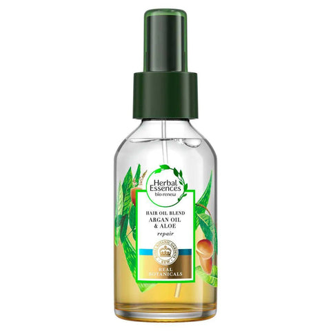 Aqua Óleo Para Os Cabelos Herbal Essences Babosa & Óleo de Argan Com 100ml