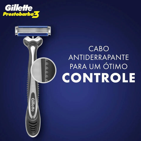 Barbeador Gillette Prestobarba 3 Comfortgel 8 Unidades