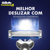 Barbeador Gillette Prestobarba 3 Comfortgel 8 Unidades