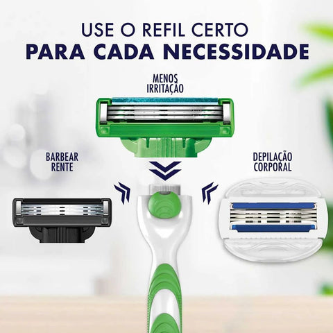 Carga Gillette Mach3  Sensitive - 2 Unidades