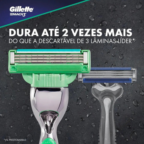 Carga Gillette Mach3  Sensitive - 4 Unidades