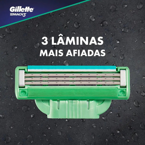 Carga Gillette Mach3  Sensitive - 4 Unidades