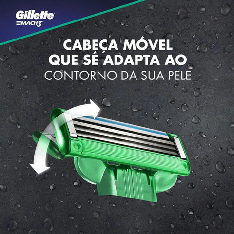 Carga Gillette Mach3  Sensitive - 4 Unidades