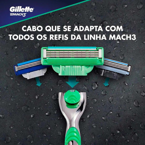 Carga Gillette Mach3  Sensitive - 4 Unidades