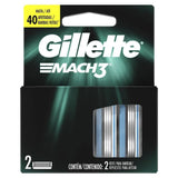 Carga Gillette Mach3  Tradicional - 2 Unidades