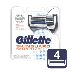 Carga Gillette Skinguard  Sensitive - 4 Unidades