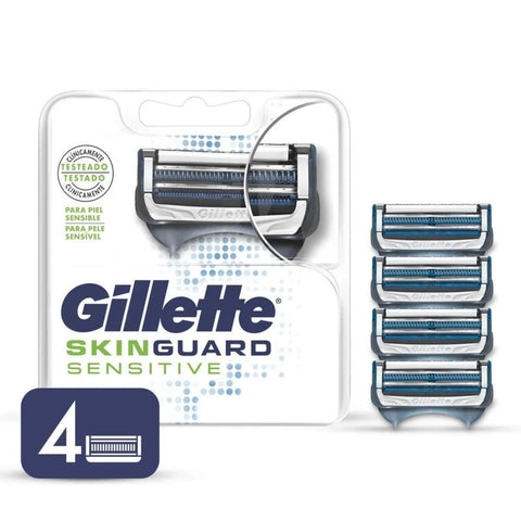 Carga Gillette Skinguard  Sensitive - 4 Unidades