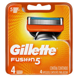 Carga Para Aparelho de Barbear Gillette Fusion 5 - 4 Unidades