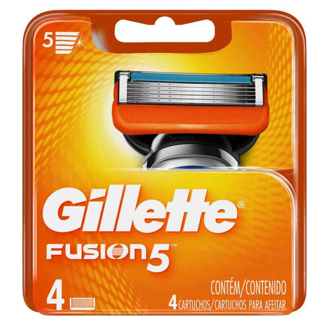 Carga Para Aparelho de Barbear Gillette Fusion 5 - 4 Unidades