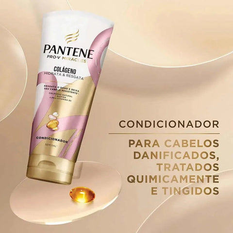 Condicionador Pantene Pro-V Colágeno Hidrata e Resgata 150Ml