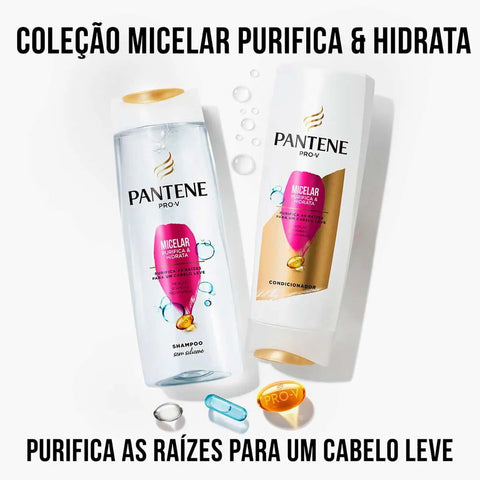 Condicionador Pantene Pro-V Micelar Purifica e Hidrata 175Ml