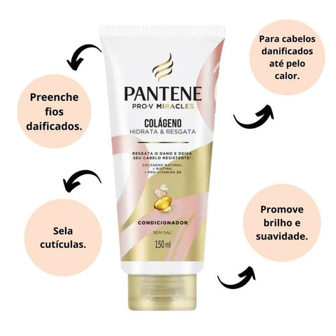 Condicionador Pantene Pro-V Queratina Preenche e Blinda 150ml