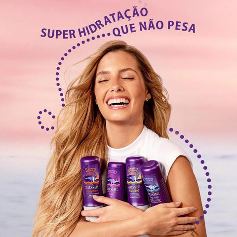 Creme de Tratamento Aussie 3 Minute Cachos e Crespos Ativados 236Ml