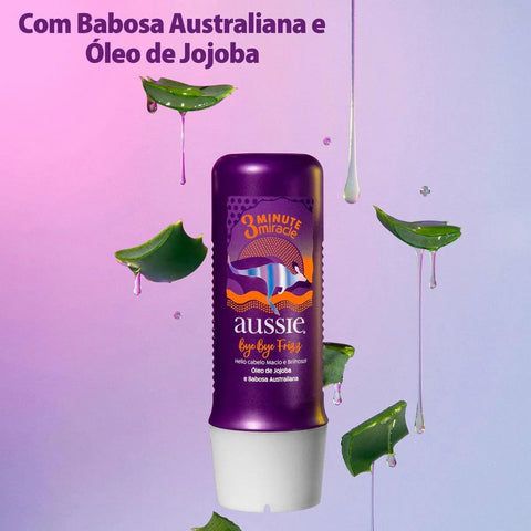 Creme de Tratamento Aussie 3 Minute Miracle Bye Bye Frizz 236Ml