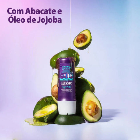 Creme de Tratamento Aussie 3 Minute Miracle Mega Moist 236Ml