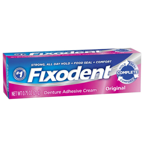 Creme Fixador de Dentaduras Fixodent Original 1 Unidade Com 21G