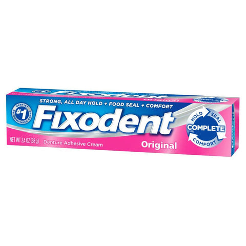 Creme Fixador de Dentaduras Fixodent Original 1 Unidade Com 39G