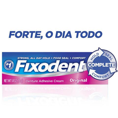 Creme Fixador de Dentaduras Fixodent Original 1 Unidade Com 39G