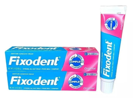 Creme Fixador de Dentaduras Fixodent Original 1 Unidade Com 68G
