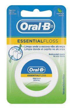 Fio Dental Oral-B Essential-Floss Menta, 1 Unidade Com 25M