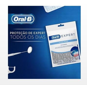 Fio Dental Oral-B Expert Floss Picks 45 Unidades