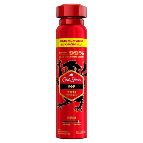 Desodorante Antitranspirante Spray Old Spice Vip Masculino 72h 200ml