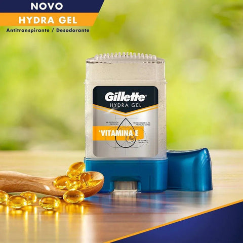 Desodorante Gel Antitranspirante Gillette Hydra Gel Vitamina e 82g