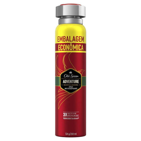 Desodorante Spray Antitranspirante Old Spice Adventure Valentia &Amp; Madeira 120g