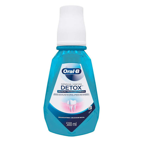 Enxaguante Bucal Oral-B Gengiva Detox Sem Álcool 500ml