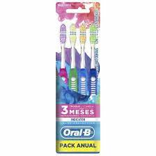 Escova de Dente Indicator Oral-B Colors 4 Unidades Sortidas