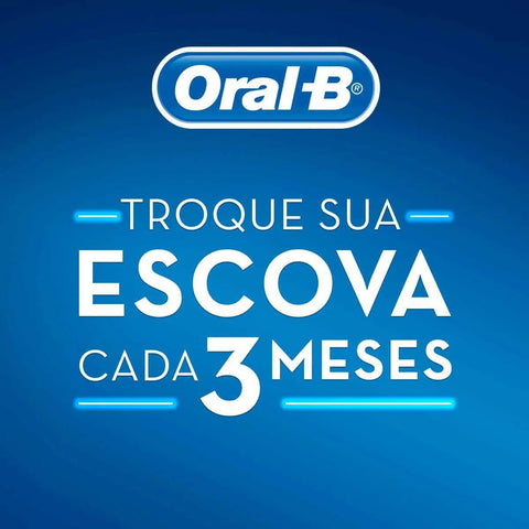Escova de Dente Oral-B 1-2-3 - Média, Limpeza Brilhante, Sortida Com 1 Unidade
