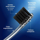 Escova de Dente Oral-B 3D White Whitening Therapy Purification Macia, 2 Unidades