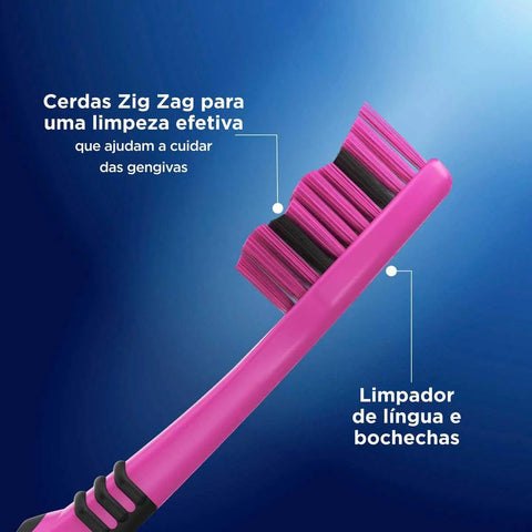 Escova de Dente Oral-B Color Collection Nº 40, Macia Suave Com 5 Unidades