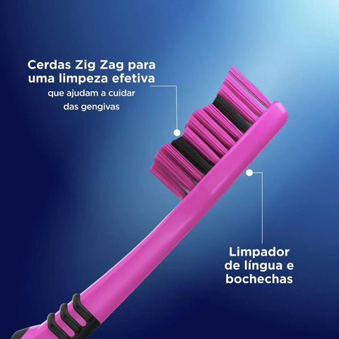 Escova de Dente Oral-B Color Collection Nº 40, Macia Suave Com 5 Unidades