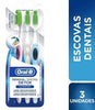 P&G Escova de Dente Oral-B Detox Ultrafino Extra Macia, 3 Unidades
