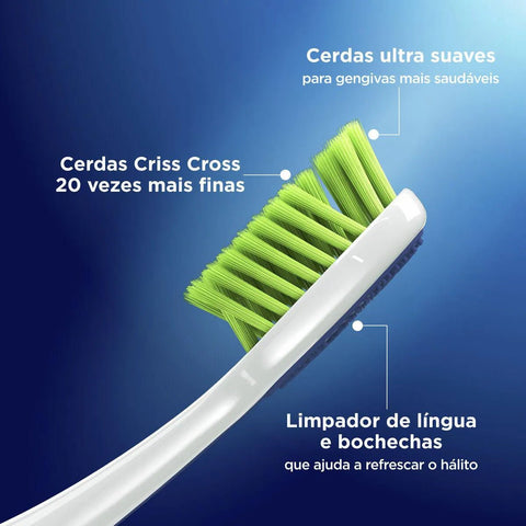 Escova de Dente Oral-B Detox Ultrafino Extra Macia, 3 Unidades