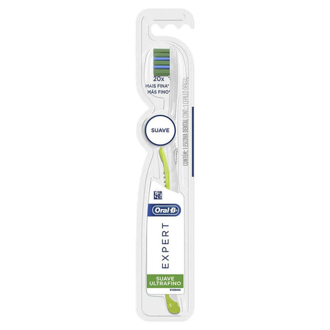 Escova de Dente Oral-B Expert Suave, Gengiva Alcance, Ultrafino Com 1 Unidade