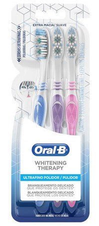 Escova de Dente Oral-B Whitening Therapy 3 Unidades