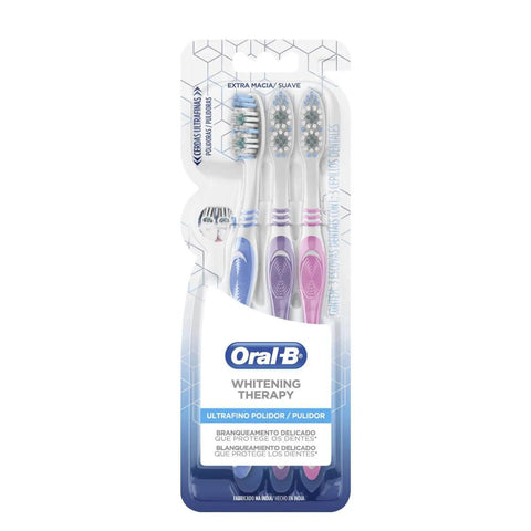 Escova de Dente Oral-B Whitening Therapy 3 Unidades