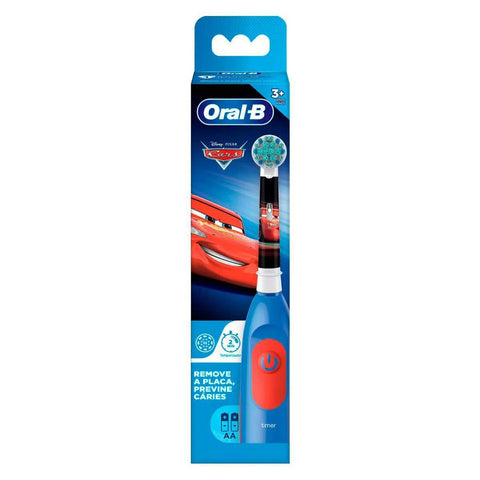 Escova Elétrica Oral-B Disney 3+ Anos, Carros Com 1 Unidade + Pilhas Duracell, Aa Com 2 Unidades